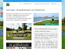 Tablet Screenshot of golf-open.nl